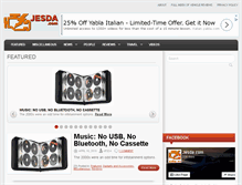 Tablet Screenshot of jesda.com